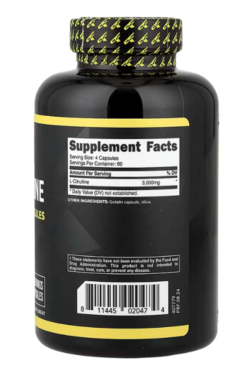 Primaforce L-Citrulline 3000mg, 240 Capsules, 60 Servings.