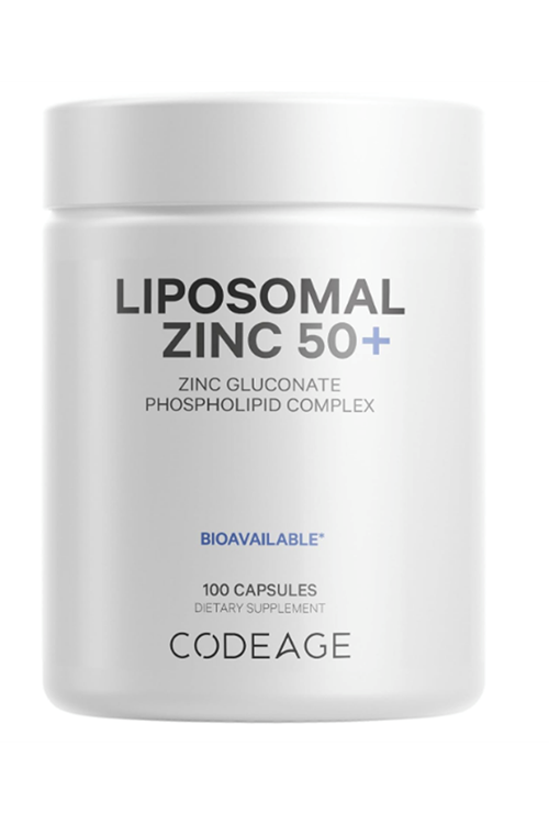 Codeage Liposomal Zinc 100 Capsul–3 Month Supply–One Per Day-50mg Zinc Gluconate- Essential Mineral-Vegan.