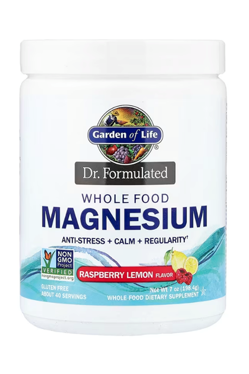 Garden of Life, Dr. Formulated, Whole Food Magnesium, (198.4 g).Abd Menşei.
