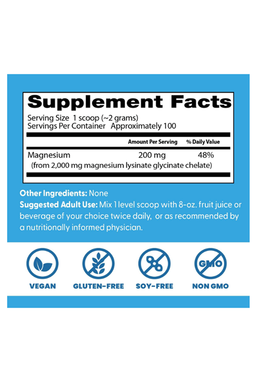 Doctor's Best, High Absorption Magnezium Lysinate Glycinate Chelate Albion® 200gr.