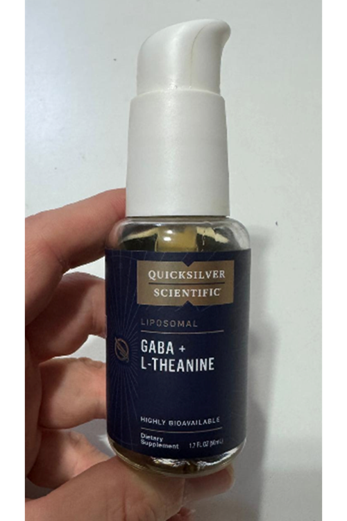Quicksilver Scientific Liposomal GABA + L Theanine (GÜMRÜK MUAYENE NUMUNE ÜRÜNÜ)  (50ml).Made ın Usa.66.