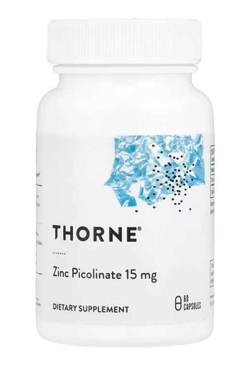 Thorne, Zinc Picolinate, 15 mg, 60 Capsules.