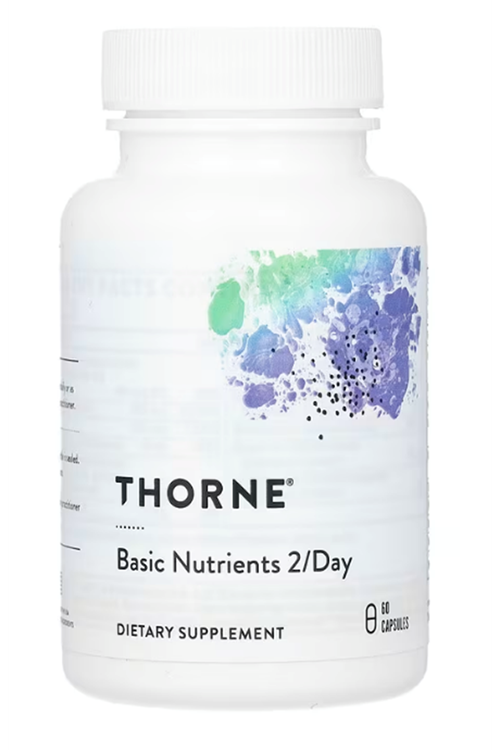 Thorne Basic Nutrients 2/Day, 60 Capsules.(Multivitamin).USA.63.