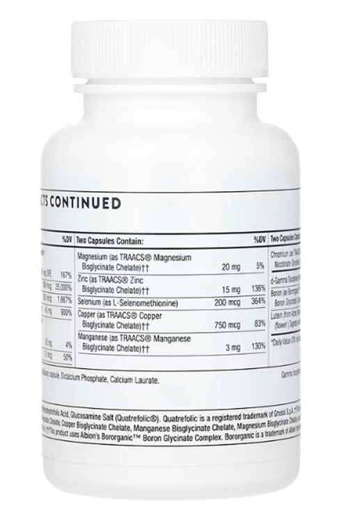Thorne Basic Nutrients 2/Day, 60 Capsules.(Multivitamin).USA.63.