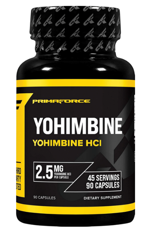 Primaforce Yohimbine HCl  2.5 mg  90 Vegetarian Capsules. USA Version 33.