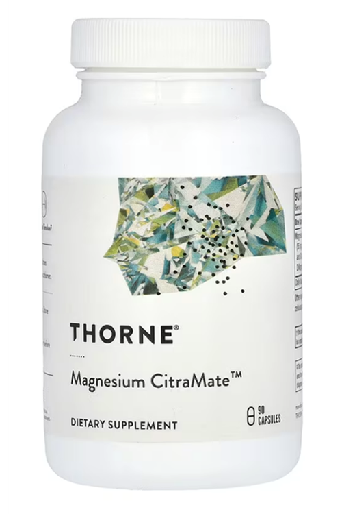 Thorne, Magnesium CitraMate, 90 Capsules (135 mg per Capsule).