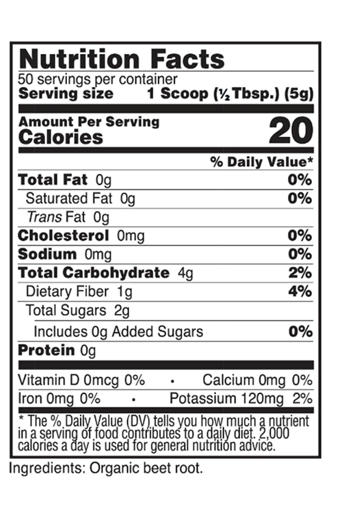 Primaforce Organic Beet Root Powder (250gr).