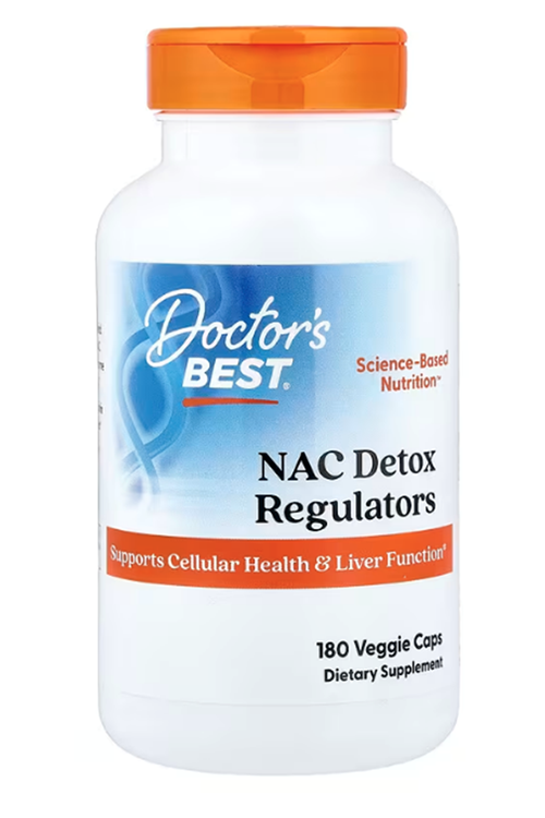 Doctor's Best  N-Acetyl L-Cysteine Detox 180 Veggie Capsul.