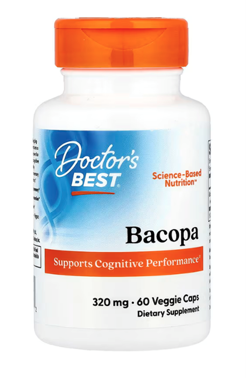 Doctor's Best, Bacopa with Synapsa, 320 mg, 60 Veggie Capsul.Usa version.47.