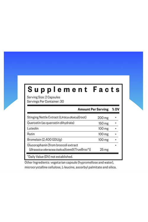 Seeking Health HistaminX (ÖSG ÖZEL SPORCU GIDALARI)  Bromelain  Flavonoids Immune System with Antioxidants - 60 Capsul.