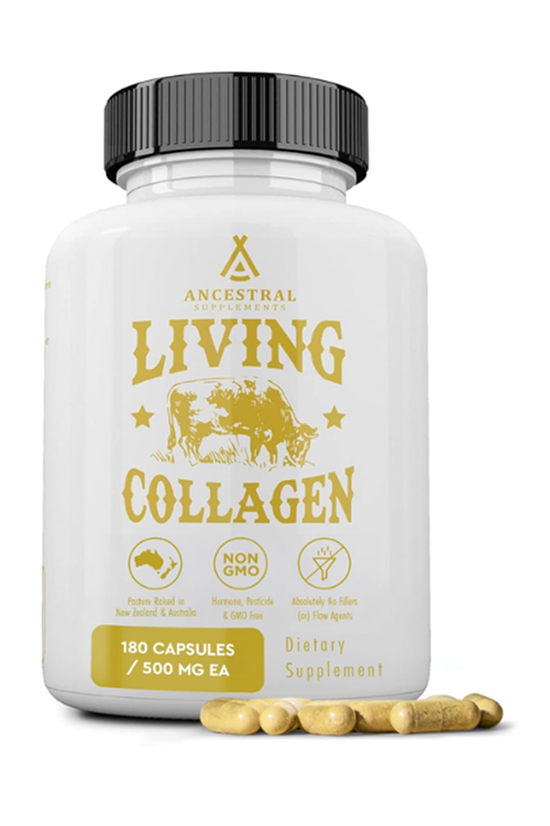 Ancestral Supplements  Grass Fed Beef Living Collagen 3000mg 180 Capsul.Orj Usa.85