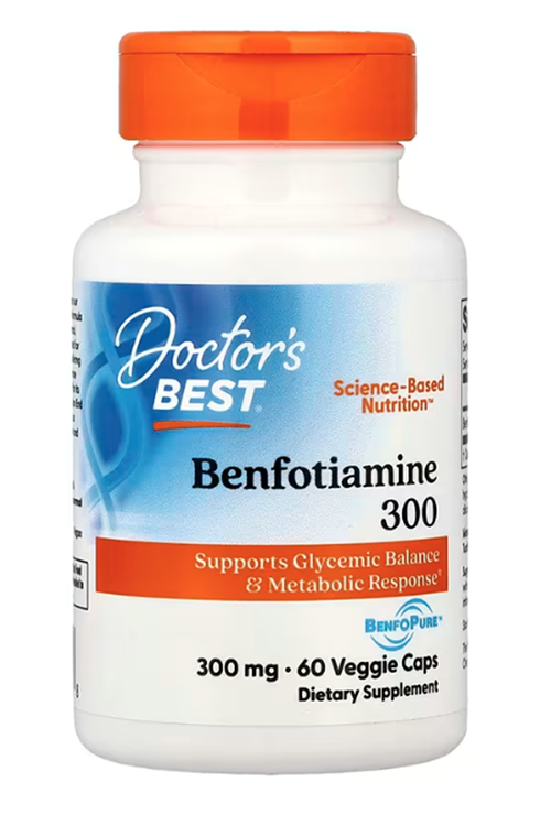 Doctor's Best (Özelsporcugıdaların'dan !!) Benfotiamine with BenfoPure, 300mg, 60 Veg Caps.45.