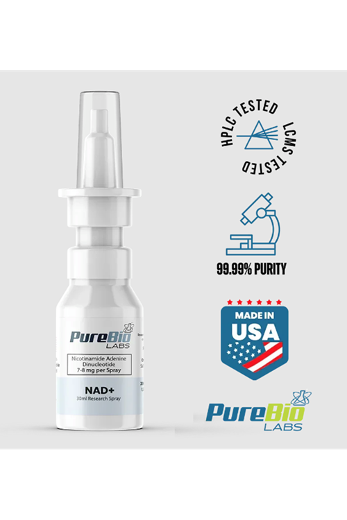 Pure Bio Labs  NAD+ 30 ML Nazal Spray Made In Usa.