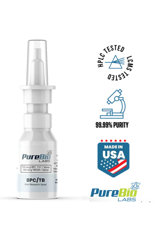Pure Bio Labs BPC 157/TB 500 30 ML Nazal Spray Made In Usa.