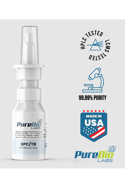 Pure Bio Labs BPC 157/TB 500 30 ML Nazal Spray Made In Usa.