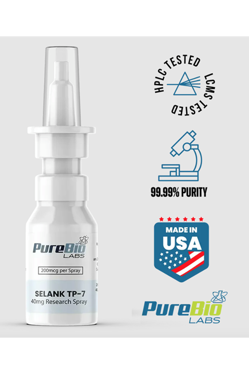 Pure Bio Labs  SELANK TP-7 40mg Nazal Spray Made In Usa.60.