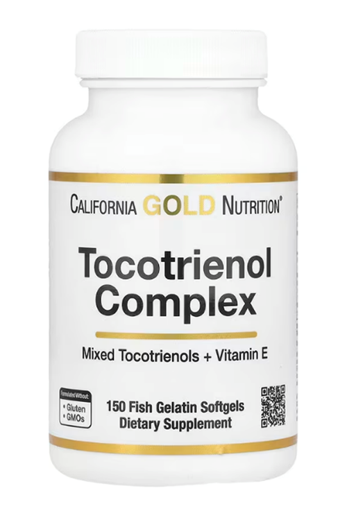 California Gold Nutrition, Tocotrienol Complex with Vitamin E, 150 Fish Gelatin Softgels.