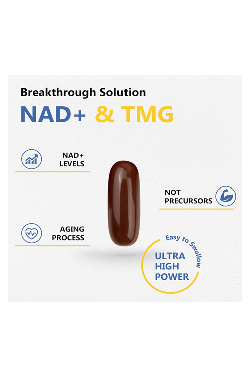 Corllia Liposomal NAD+ 500mg with TMG 250mg (( SKT:07.2026 )) 60 Softgels.Usa.48.