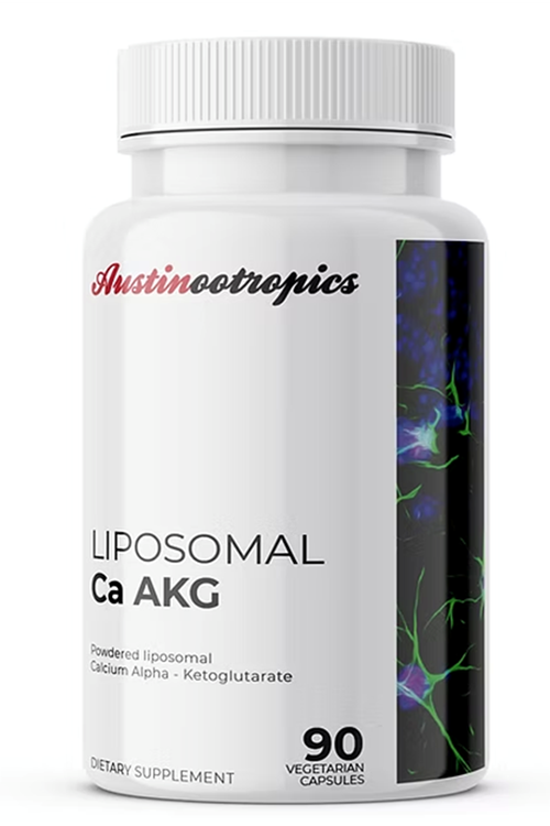 Austinootropics Liposomal Ca AKG 300mg 90 Veg Capsules.