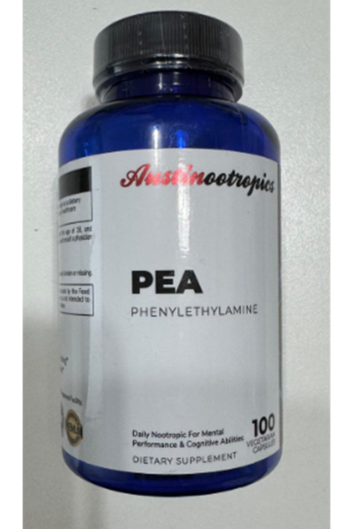 Austinootropics PEA Phenylethylamine (( SKT: 08.2026 )) 100 Capsul.Made ın Usa.63.