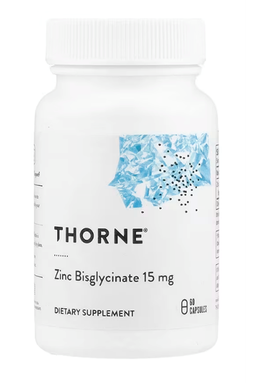 Thorne Zinc Bisglycinate 15mg 60 Capsul.Orj Abd Menşei.