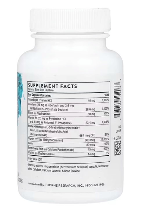 Thorne B-Complex #12, 60 Capsul.Orj Abd Menşei.