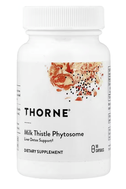 Thorne Milk Thistle Phytosome 90 Capsul (180 mg per Capsule).Orj Abd Menşei.