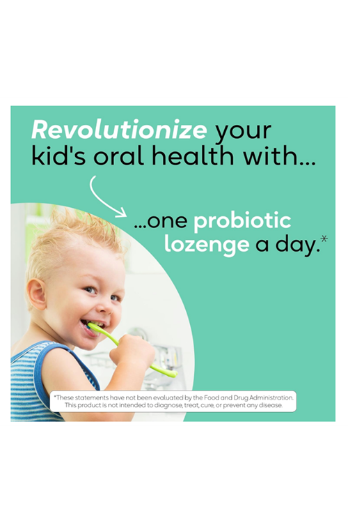 BioGaia Prodentis Kids Dental Probiotics for Teeth Gut Health Probiotics  30 Apple-Flavored Lozenges.