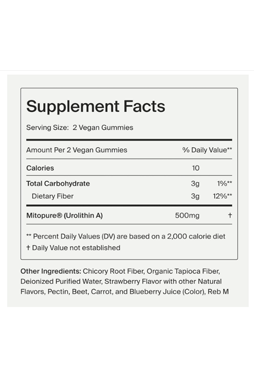 Time-Line Mitopure Urolithin A  500mg  60 Gummies.Usa Menşei..97.