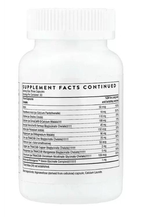 Thorne Basic Prenatal, 90 Capsules.Orj Usa.