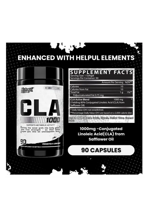 Nutrex Research Conjugated Linoleic Acid Cla 1000 Mg  90 Softgel.Orj Usa.