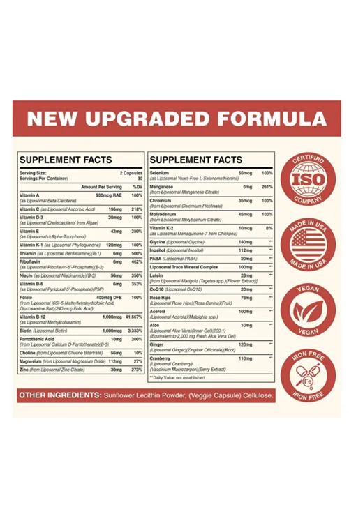 Sambugra Liposomal Multivitamin for Women 50+ 60 Capsul.(Ösg Özel Sporcu Gıdaları)