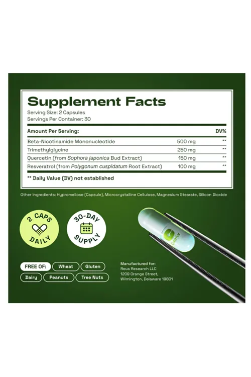 Cata-Kor NMN NAD  Quercetin TMG Resveratrol NMNH  60 Capsul.(Ösg Özel Sporcu Gıdaları)