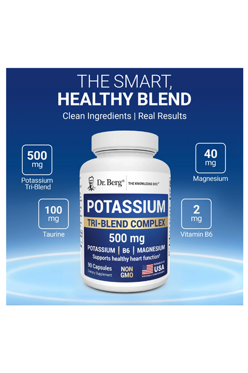 Dr. Berg Potassium Tri-Blend Complex  90 Capsul.