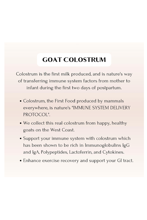 Mt. Capra, Goat Colostrum Powder, 6 oz (174gr 60 Servis) 
