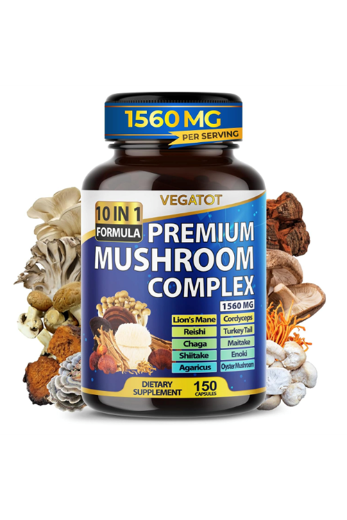 Vegatot Mushroom Complex 1560mg 150 Capsul.