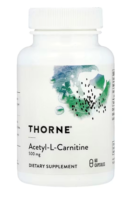 Thorne, Acetyl-L-Carnitine, 500 mg, 60 Capsules.Made ın Usa.