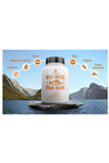 Ancestral Supplements Wild Caught Fish Eggs, 2400mg, Omega-3  Brain, Heart, Fertility and Inflammatory, Whole Food Source of Vitamin D, K2, and A, Non-GMO, 180 Capsul.USA.90.