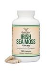 Double Wood IRISH Sea Moss İrlanda Deniz Yosunu 1200mg 180 Capsul.Abd Menşei 40.