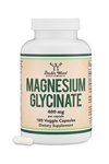 Double Wood Magnesium Glycinate 400mg, 180 Capsul.Tr Tek Yetkili Satıcısı.3939
