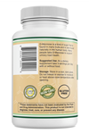 Double Wood D Mannose 500mg 90 Capsules (D-Mannose for Urinary Tract Health and Bladder Lining 35.
