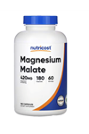 Nutricost, Magnesium Malate, 420 mg, 180 Capsules. Usa 4038