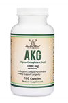 Double Wood  Alpha-Ketoglutaric Acid (AKG) 1000mg 180 Capsul. Usa Version.3936