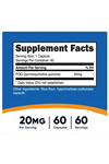 Nutricost PQQ (Pyrroloquinoline Quinone) 20mg, 60 Capsules - Non-GMO, Gluten Free. ABD MENŞEİ.40.