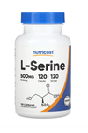 Nutricost, L-Serine, 500 mg, 120 Capsules. Usa 4036