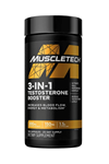 MuscleTech 3-in-1 Testosterone Booster 100 Capsul. Usa Menşei.3956