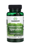 Swanson Certified Organic Spirulina 500mg 180 Tablet.30.