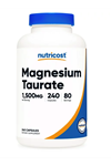 Nutricost Magnesium Taurate (240 Capsules, 80 Servings / 1,500 mg Magnesium Taurate Per Serving) Gluten Free, Non-GMO, Vegan.3935
