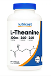 Nutricost L-Theanine  200 mg  240 Capsules.Usa.3939
