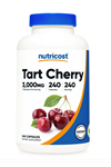 Nutricost Tart Cherry Extract 3000mg, 240 Vegetarian Capsules - Gluten Free, Non-GMO.Abd 34.
